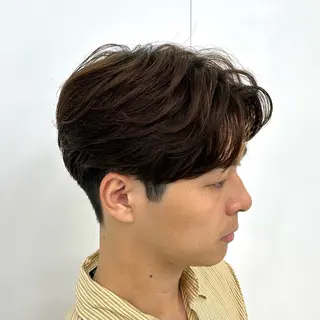 ショート カラー パーマ メンズ 【メンズパーマ特化】 🍏網中勇喜のヘアスタイル