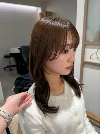 セミロング カラー 🐕‍🦺似合わせ 🐕‍🦺akariのヘアスタイル