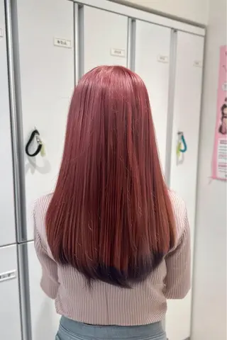 ロング カラー 💕カットカラーモ デル募集/あゆり💕のヘアスタイル