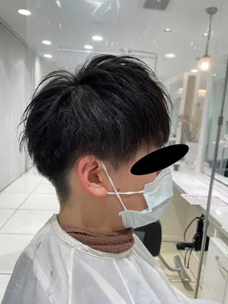 メンズ センターパート 川島爽楽のヘアスタイル