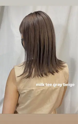 ミディアム Pia hair Design Yakuin所属・松尾太樹 【pia】福岡美容室のヘアスタイル