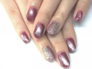 ショート AQUA nailのネイルデザイン