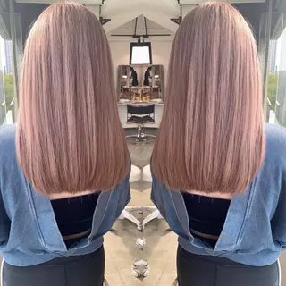 カラー ✨艶ブリーチカラー ✨四ノ宮裕己のヘアスタイル