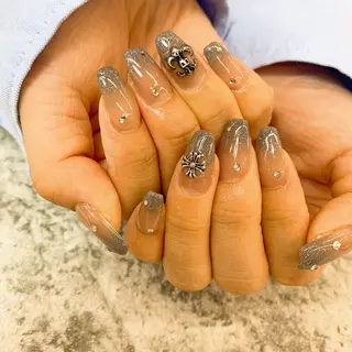 ネイル ⭐︎休業中の練習⭐︎ JNA認定講師髙橋のネイルデザイン