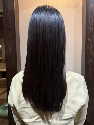 ロング なぎさ/ﾏﾂﾊﾟ ｽﾄﾚｰﾄ/ｶﾗｰのヘアスタイル