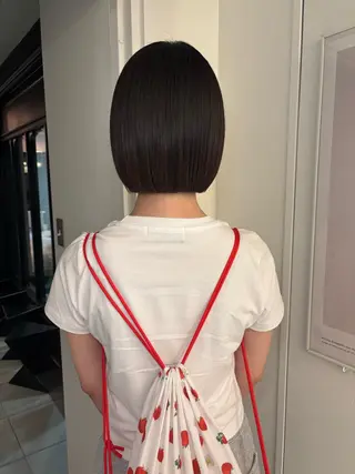 ショート riria/ボブ /ブラウンカラー🎀のヘアスタイル