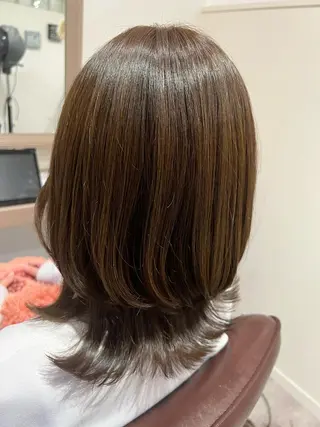 ミディアム 井上 美春のヘアスタイル