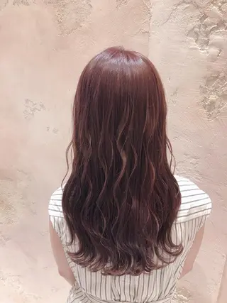 セミロング 代表山口ひな 髪質改善のプロのヘアスタイル