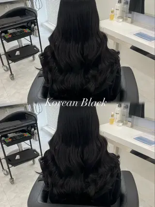 セミロング カラー ヘアアレンジ Ella所属・nana【艶髪】/ レイヤー/縮毛矯正のヘアスタイル