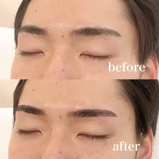 メンズ アイブロウ 八田 紗希の眉毛・アイブロウイメージ