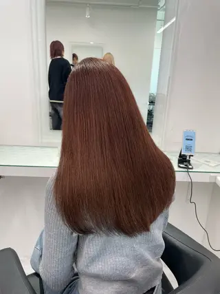 セミロング カラー ❄最強かわいいカラー ❄️MINA❄️のヘアスタイル