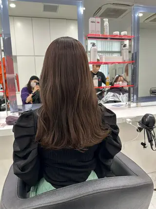 セミロング 🤎MISAKI 艶髪カラー🤎のヘアスタイル