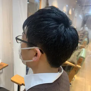 ショート メンズ ショート🌼パーマ 本間正子のヘアスタイル