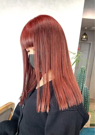 セミロング カラー お洒落カジュアル🍃 まなとのヘアスタイル