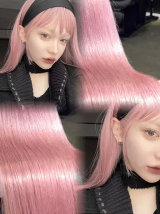 ロング カラー トレンドスタイル/ ワンホン/YURIのヘアスタイル