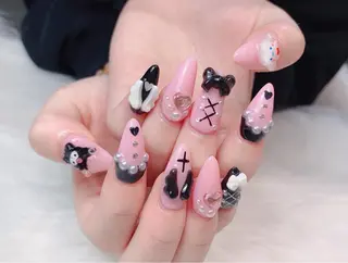 ロング ネイル Mint NAILSALONのネイルデザイン