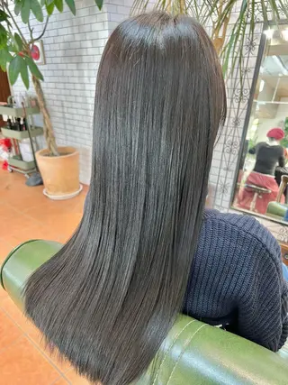 ロング カラー 石井 佑樹のヘアスタイル