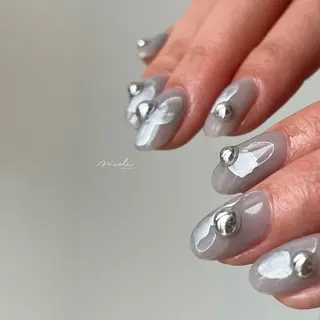 ネイル miele【ミエレ】 シンプル一癖のネイルデザイン