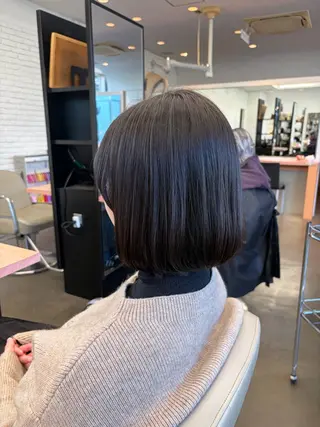 ショート DIFINOaoyama所属・🎧ayaka/ボブ /透明感カラー🩵のヘアスタイル