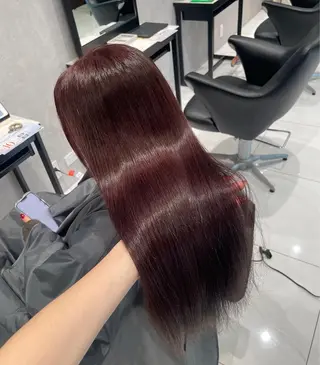 ロング 内藤 藍夏のヘアスタイル