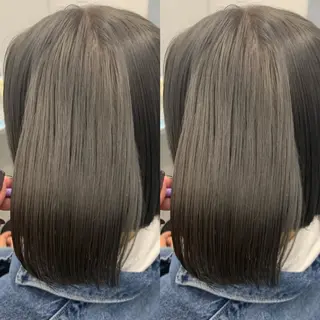 ミディアム ブリーチ無しカラー✨ 美鈴のヘアスタイル