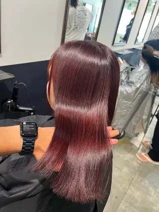 セミロング カラー 🌈カラー特化 ハイトーンけいと🌈のヘアスタイル