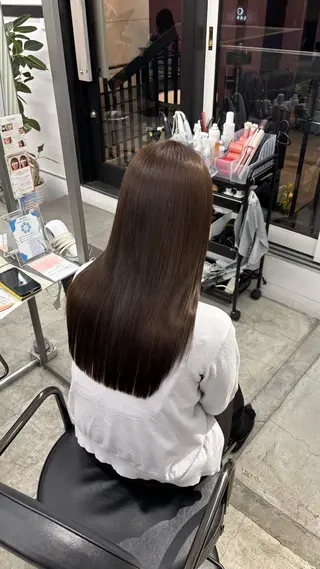 ロング tuelu by diptyMOILA【トゥエル バイ ディプティモイラ】所属・Masu カラーモデル募集💫のヘアスタイル