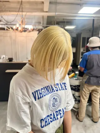 ショート カラー ボブ& 髪質改善FUMIYAのヘアスタイル