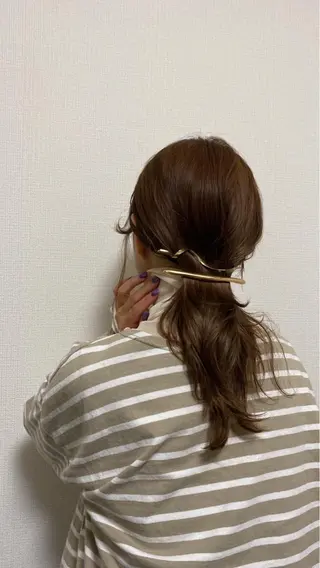 セミロング ピンクカラー/ mana🎀のヘアスタイル