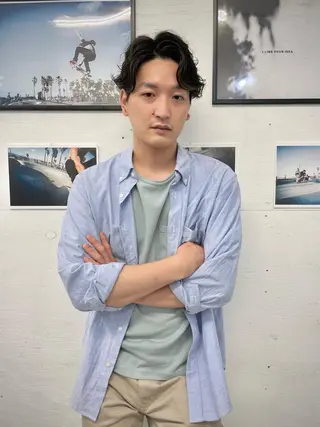 メンズ 篠崎 佑季のヘアスタイル