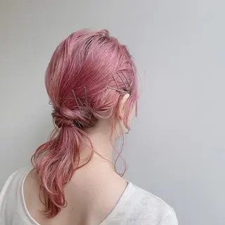 ヘアアレンジ 似合わせ艶髪カラー ❤️ハダユミのヘアスタイル