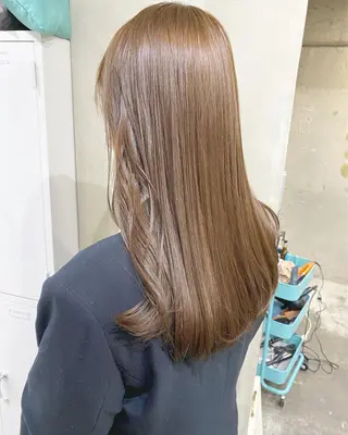 セミロング カラー メンズ ササキカズマ〻透明感 〻色落ち〻赤み消しのヘアスタイル