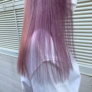 セミロング カラー ヘアアレンジ 🎀暖色カラー🎀 ♡yurika♡のヘアスタイル