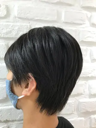 ショート 【暖色カラー特化】 中山由梨のヘアスタイル