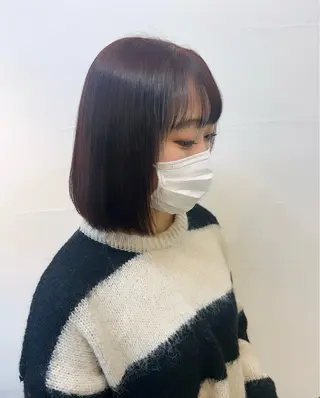 ミディアム カラー ヘアアレンジ 🌱メンズカット募集 中🌱ナノコのヘアスタイル