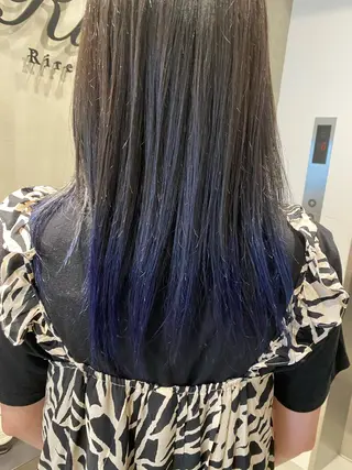 セミロング 大倉 未波のヘアスタイル