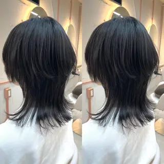 ミディアム ブリーチ無しダブル カラー🦕まどかのヘアスタイル