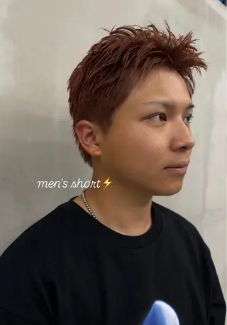 ショート メンズ cut model 🫒natsuのヘアスタイル