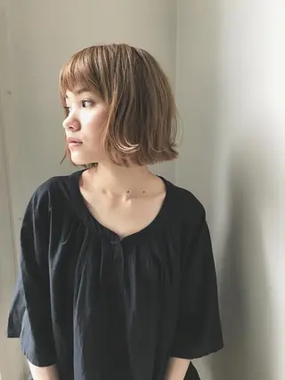 ミディアム 宗本篤始 /ショートヘアのヘアスタイル