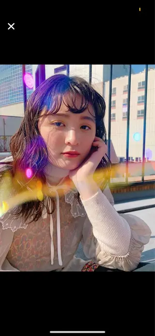 セミロング カラー AO所属・RISAKO 艶髪モテヘア🎀府中のヘアスタイル