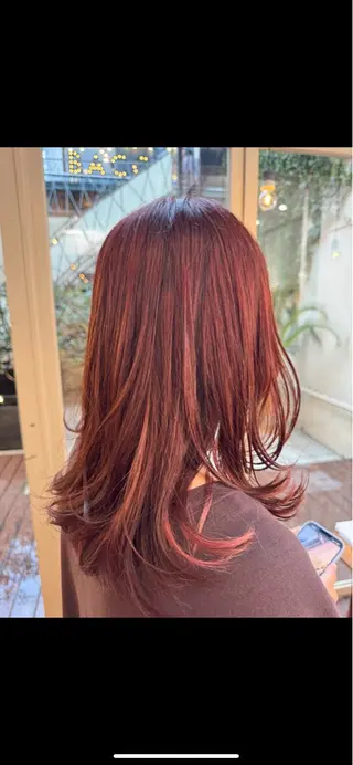 ロング カラー kalm所属・横浜/センターパート /takumiのヘアスタイル