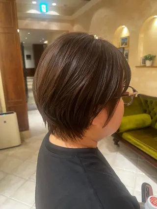 ショート 田内 満里奈のヘアスタイル