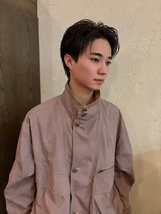 メンズ ハイトーン/デザイン カラー/るいのヘアスタイル