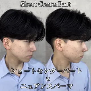 ショート カラー パーマ メンズ Men's Eir Kodamaのヘアスタイル