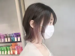 カラー techné所属・塔尾 真那のヘアスタイル