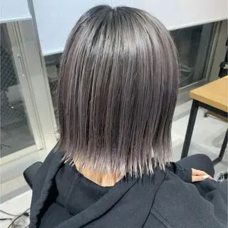 ショート 松井那津子 /ハイライトブリーチのヘアスタイル