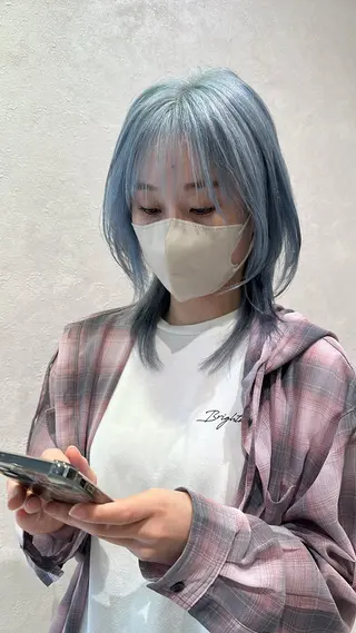 ミディアム カラー ムトウセイマ/艶髪 /艶ケアWブリーチのヘアスタイル