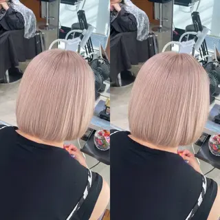 ショート youres hair 新宿3丁目店所属・🍫ハイトーン✖︎ 髪質改善🍫柴田のヘアスタイル