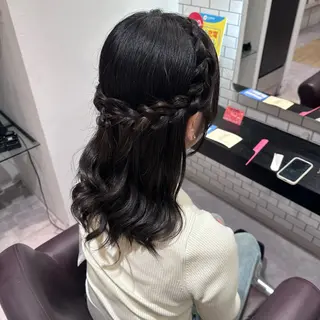 セミロング 🎀ヘアアレンジ 🎀ななみのヘアスタイル