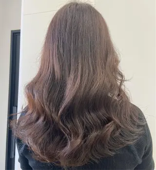 セミロング 韓国レイヤー/ヘア カラー🎀ayamiのヘアスタイル